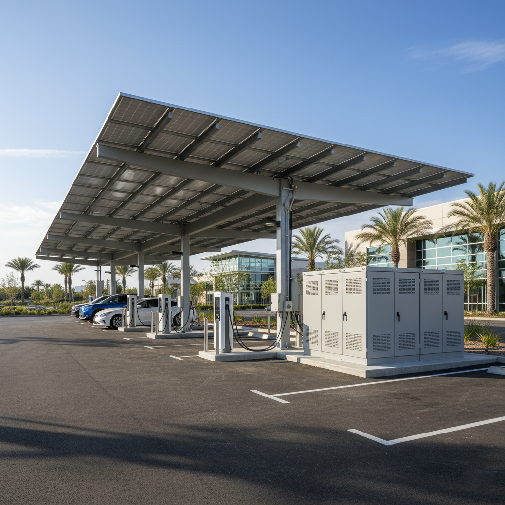 Solar Microgrid and EV Chargers